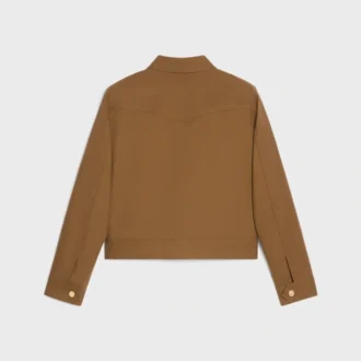 Western-Blouson-Jacke aus Baumwolltwill