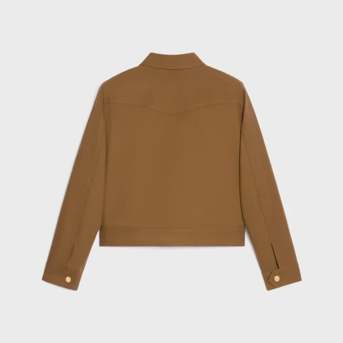 Western-Blouson-Jacke aus Baumwolltwill