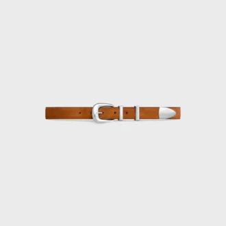Western-Gürtel 25 mm aus Kalbsveloursleder